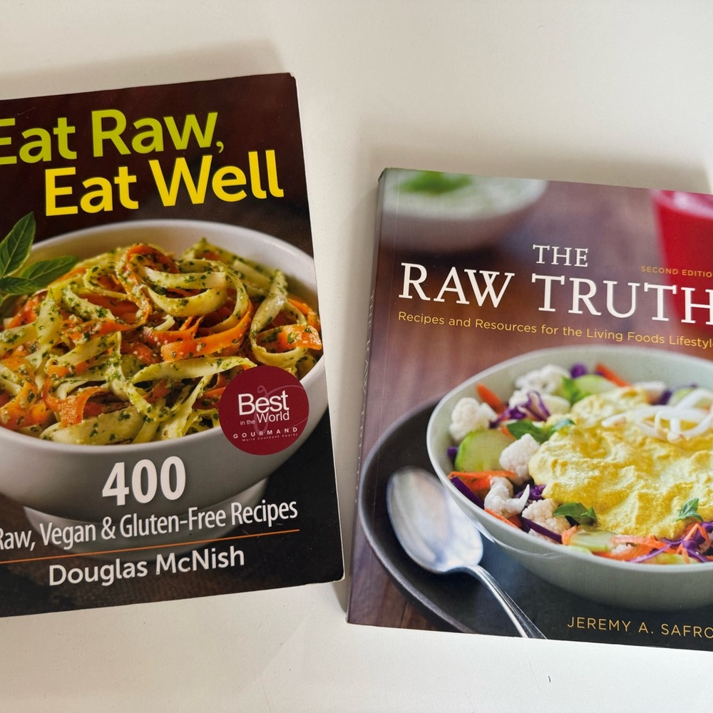 Bundle of Eat Raw, Eat Well & The Raw Truth Cookbooks